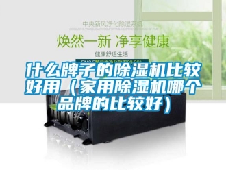企业新闻什么牌子的除湿机比较好用（家用除湿机哪个品牌的比较好）