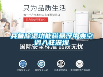 行业新闻具备除湿功能磁悬浮中央空调入驻深圳