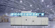 德州小型工业除湿机厂家