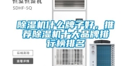 除湿机什么牌子好，推荐除湿机十大品牌排行榜排名