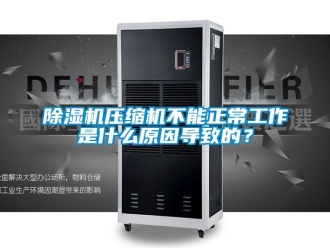 行业新闻除湿机压缩机不能正常工作是什么原因导致的？