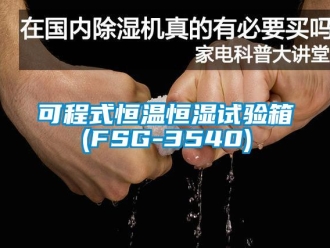 知识百科可程式恒温恒湿试验箱(FSG-3540)