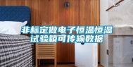 非标定做电子恒温恒湿试验箱可传输数据