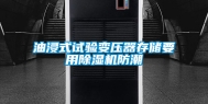 油浸式试验变压器存储要用除湿机防潮