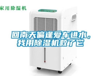 行业新闻回南天偏逢爱车进水，我用除湿机救了它