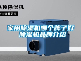 企业新闻家用除湿机哪个牌子好 除湿机品牌介绍