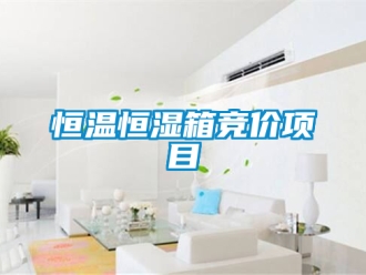 知识百科恒温恒湿箱竞价项目