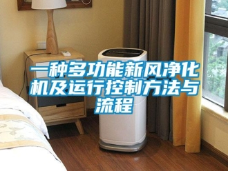 企业新闻一种多功能新风净化机及运行控制方法与流程