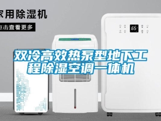 行业新闻双冷高效热泵型地下工程除湿空调一体机