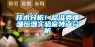 技术分析！标准类恒温恒湿实验室特点分析