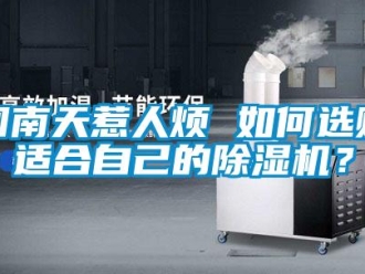 行业新闻回南天惹人烦 如何选购适合自己的除湿机？