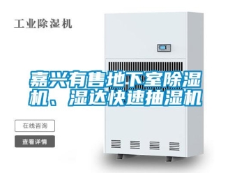 行业新闻嘉兴有售地下室除湿机、湿达快速抽湿机