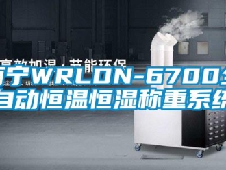 知识百科南宁WRLDN-6700全自动恒温恒湿称重系统