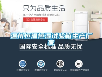 知识百科温州恒温恒湿试验箱生产厂家
