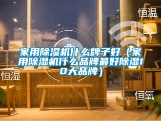 企业新闻家用除湿机什么牌子好（家用除湿机什么品牌最好除湿10大品牌）