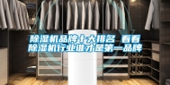 除湿机品牌十大排名 看看除湿机行业谁才是第一品牌