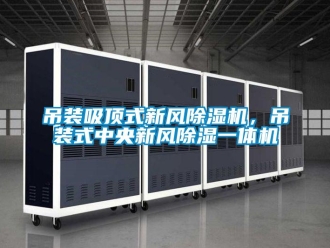 企业新闻吊装吸顶式新风除湿机，吊装式中央新风除湿一体机