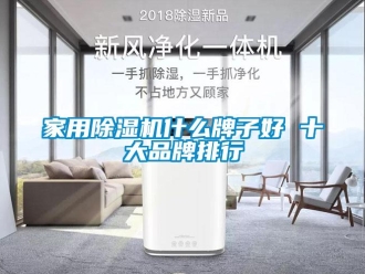 企业新闻家用除湿机什么牌子好 十大品牌排行