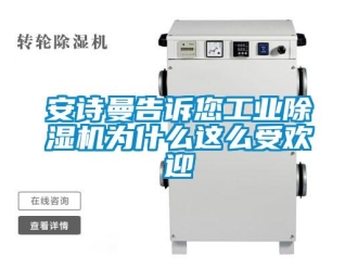 企业新闻安诗曼告诉您工业除湿机为什么这么受欢迎