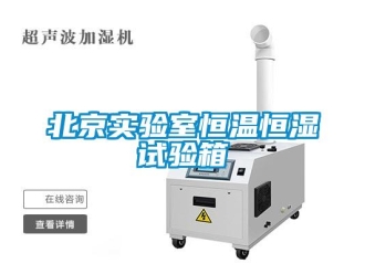 常见问题北京实验室恒温恒湿试验箱